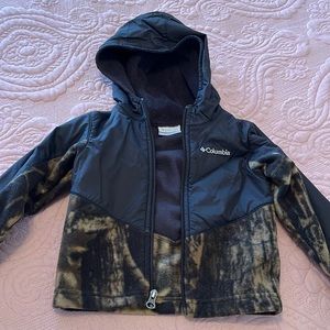 Columbia fleece camouflage jacket